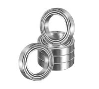 sourcing map 5 Pack 6701ZZ Deep Groove Ball Bearings, 12 x 18 x 4mm Chrome Steel Double Shield Bearing for Electric Motor, Home Appliances, Industrial Machinery, (ABEC5)