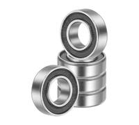sourcing map 5 Pack 688 2RS Deep Groove Ball Bearings, 8 x 16 x 5mm Chrome Steel Double Shield Bearing for Electric Motor, Home Appliances, Industrial Machinery, (ABEC5)
