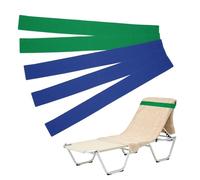 sourcing map 5 Pack Elastic Cruise Towel Bands, Beach Towel Band Stretch Beach Clips Extra Durable No Snapping for Cruise Ship, Cruise Pool Chairs, Ship Vacation Essentials, Dark Blue/Green