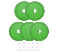sourcing map 5 Pack Glass Cutting Disc 5 Inch for rotary tool Diamond Cutting Disc Ultra-Thin Saw Blade Wheel with 7/8" Arbor for Cutting Grinding Jade Crystal Tile Ceramic