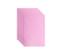 sourcing map 5 Pack Pink Glitters Foam Sheets, 8 x 12 Inch Sparkle EVA Foam Sheets Thin Foam Paper for Crafting, DIY Project, Classroom, Scrapbooking (1.5mm Thick)