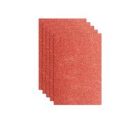 sourcing map 5 Pack Red Glitters Foam Sheets, 8 x 12 Inch Sparkle EVA Foam Sheets Thin Foam Paper for Crafting, DIY Project, Classroom, Scrapbooking (1.5mm Thick)