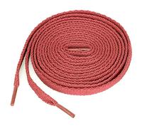 sourcing map 5 Pairs High Durability Athletic Unisex Flat Shoelaces for Sneakers Light Red 120 cm/47.2"