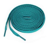 sourcing map 5 Pairs High Durability Athletic Unisex Flat Shoelaces for Sneakers peacock blue 100 cm/39.5"