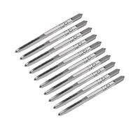 sourcing map 5 Pairs Metric Hand Threading Tap Set M2.5 Thread 0.45mm Pitch Taper & Plug Milling Taps Straight Flutes High Speed Steel