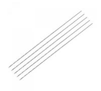 sourcing map 5 Pcs 0.5mm Mini Micro Twist Drill Bits, High-Speed Steel Straight Shank Extra Long Drill Bit 60mm for Aluminum Alloy