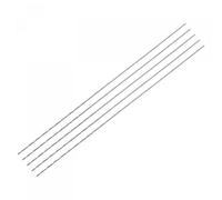 sourcing map 5 Pcs 0.5mm Mini Micro Twist Drill Bits, High-Speed Steel Straight Shank Extra Long Drill Bit 80mm for Aluminum Alloy