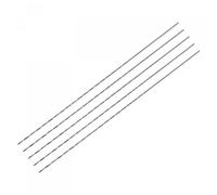 sourcing map 5 Pcs 0.7mm Mini Micro Twist Drill Bits, High-Speed Steel Straight Shank Extra Long Drill Bit 100mm for Aluminum Alloy