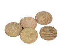 sourcing map 5 Pcs 1.18 x 1.38 Inch Wood Hole Plugs, Wooden Screw Hole Cover, Wood Pocket Button Plug for Chair Stair Craft Furniture Woodworking