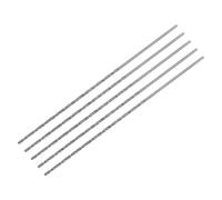 sourcing map 5 Pcs 1.1mm Mini Micro Twist Drill Bits, High-Speed Steel Straight Shank Extra Long Drill Bit 80mm for Aluminum Alloy
