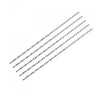 sourcing map 5 Pcs 1mm Mini Micro Twist Drill Bits, High-Speed Steel Straight Shank Extra Long Drill Bit 60mm for Aluminum Alloy