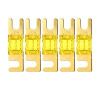 sourcing map 5 Pcs 20 A 32 V Mini ANL Fuse Replacement Electrical Protection Electronics Blade Fuse for Automotive Marine Audio Video System