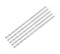 sourcing map 5 Pcs 2mm Mini Micro Twist Drill Bits, High-Speed Steel Straight Shank Extra Long Drill Bit 100mm for Aluminum Alloy