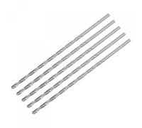 sourcing map 5 Pcs 3mm Mini Micro Twist Drill Bits, High-Speed Steel Straight Shank Extra Long Drill Bit 120mm for Aluminum Alloy