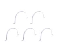 sourcing map 5 Pcs 4-5/16 Inch Rigid Pipe Strap, 2 Holes U Bracket Cable Clamp Hanger Conduit Clamps Tension Tube Clips for Fixing Pipe Cable, Silver