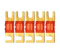 sourcing map 5 Pcs 50 A 32 V Mini ANL Fuse Replacement Electrical Protection Electronics Blade Fuse for Automotive Marine Audio Video System