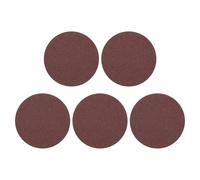 sourcing map 5 Pcs 75mm 3 Inch Sanding Disc 80 Grit Hook and Loop Sandpaper Random Orbital Sander Pads for Woodworking Automotive Metal