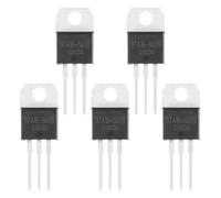 sourcing map 5 Pcs Bidirectional Thyristor BTA16-800B TO-220 800V 16A Rail Silicon Controlled Rectifiers for Electronic Instruments Smart Home Appliances Drones