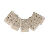 sourcing map 5 Pcs Bra Beige Adjustable Extender Extenders 2 Hooks