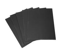 sourcing map 5 Pcs Corrugated Plastic Sheet, 4mm Black Corrugated Plastic Boards 16 x 12 Inch Blank Waterproof Yard Signs for DIY Crafts, Guidepost, Party Decorations