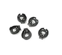 sourcing map 5 Pcs CR/LIR2450 Coin Button Battery Holder Socket Black