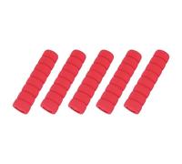 sourcing map 5 Pcs Door Knob Cover, Safety Door Handle Protector Covers Anti-Collision Soft Spiral Door Knob Covers Foam Door Pull Cover for Bedrooms Bathrooms Offices Doors, Red
