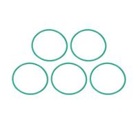 sourcing map 5 Pcs Fluorine Rubber O-Rings 56mm OD 51.2mm ID 2.4mm Width Round Sealing O Ring Seal Gasket for Industrial Engines Plumbing Faucet Hose Automotive