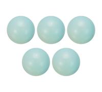 sourcing map 5 Pcs Gemstone Sphere Balls, 20mm Mini Natural Quartz Sphere Polished Hand Carved Crystal Ball for Garden Kitchen Living Room Bathroom, Blue White