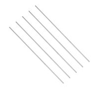 sourcing map 5 Pcs GR5 Titanium Round Rod, 2.5mm Dia 102mm Length Metal Solid TC4 Titanium Alloy Round Bar Rod Stock for DIY Craft Model Plane Cars Ship Metal Working