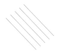 sourcing map 5 Pcs GR5 Titanium Round Rod, 2mm Dia 153mm Length Metal Solid TC4 Titanium Alloy Round Bar Rod Stock for DIY Craft Model Plane Cars Ship Metal Working