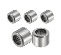 sourcing map 5 Pcs HK0608 Needle Roller Bearings One Way Bearing 6x10x8mm, Temperature Resistant Steel Bearing