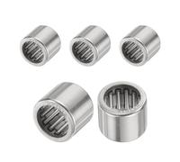 sourcing map 5 Pcs HK1012 Needle Roller Bearings One Way Bearing 10x14x12mm, Temperature Resistant Steel Bearing