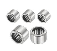 sourcing map 5 Pcs HK121712 Needle Roller Bearings One Way Bearing 12x17x12mm, Temperature Resistant Steel Bearing