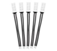 sourcing map 5 Pcs KSD9700 Thermostat 50°C/122°F Normally Close Temperature Switch Thermal Protector N.C 10A 250V Plastic Temperature Controller for Electrical Appliances Motors Equipment