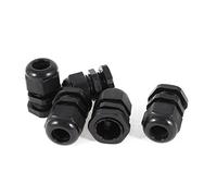 sourcing map 5 Pcs M20x1.5 Waterproof Connector 6-12mm Cable Locknut Stuffing Gland