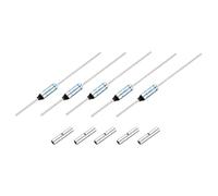 sourcing map 5 Pcs Metal Temperature Thermal Fuse SF169Y 172 °C 341.6 °F 15A 250V Cutoff Thermal Fuse with 10 Pcs BN1.25 Bare Terminal Butt Connector for Motor Transformer Electric Industrial