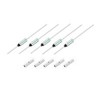 sourcing map 5 Pcs Metal Temperature Thermal Fuse SF240Y 240 °C 464 °F 15A 250V Cutoff Thermal Fuse with 10 Pcs BN1.25 Bare Terminal Butt Connector for Motor Transformer Electric Industrial