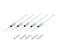 sourcing map 5 Pcs Metal Temperature Thermal Fuse SF91Y 94 °C 201.2 °F 15A 250V Cutoff Thermal Fuse with 10 Pcs BN1.25 Bare Terminal Butt Connector for Motor Transformer Electric Industrial