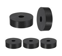 sourcing map 5 Pcs Round Rubber Spacers 50mm OD x 15mm ID x 12mm Thickness 5 Pcs Round Rubber Spacers 50mm OD x 10mm ID x 12mm Thickness