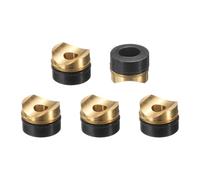 sourcing map 5 Pcs Seal Tip Gaskets, Airless Paint Sprayer Replace Gaskets Seal Tip Gaskets, Brass (Upgrade)