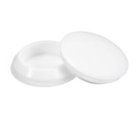 sourcing map 5 Pcs Silicone Plugs, Rubber Round Snap in Locking Hole Plugs for 40mm Hole, Hole Stoppers Waterproof Hole Plug for Metal Tube, Furniture End Caps Inserts, White