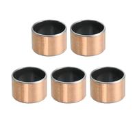 sourcing map 5 Pcs Sleeve Bearing 25mm Bore x 29mm OD x 19mm Length Plain Bearings Wrapped Oilless Bushings Self-Lubricating Bushings for Sliding Parts of Machinery