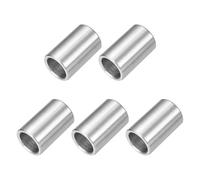 sourcing map 5 Pcs Stainless Steel Spacers, 12mm ID x 16mm OD x 25mmL 304 Stainless Steel Bushing Screw Standoff Unthreaded Round Spacer for 1/2" or M12 Screws Bolts Nuts