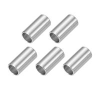 sourcing map 5 Pcs Stainless Steel Spacers, 8mm ID x 10mm OD x 20mmL 304 Stainless Steel Bushing Screw Standoff Unthreaded Round Spacer for 5/16" or M8 Screws Bolts Nuts