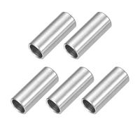 sourcing map 5 Pcs Stainless Steel Spacers, 8mm ID x 10mm OD x 25mmL 304 Stainless Steel Bushing Screw Standoff Unthreaded Round Spacer for 5/16" or M8 Screws Bolts Nuts