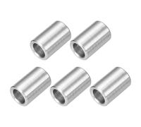 sourcing map 5 Pcs Stainless Steel Spacers, 8mm ID x 12mm OD x 18mmL 304 Stainless Steel Bushing Screw Standoff Unthreaded Round Spacer for 5/16" or M8 Screws Bolts Nuts