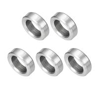 sourcing map 5 Pcs Stainless Steel Spacers, 8mm ID x 12mm OD x 3mmL 304 Stainless Steel Bushing Screw Standoff Unthreaded Round Spacer for 5/16" or M8 Screws Bolts Nuts