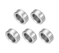 sourcing map 5 Pcs Stainless Steel Spacers, 8mm ID x 12mm OD x 4mmL 304 Stainless Steel Bushing Screw Standoff Unthreaded Round Spacer for 5/16" or M8 Screws Bolts Nuts