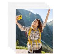 sourcing map 5 PCS Sublimation Metal Photo Blanks 6"x8", 0.45mm(0.018") Aluminum Photo Sign Blanks Poster Frame for DIY Printing, Wall Decor, Bedroom Living Room