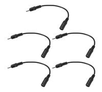 sourcing map 5 Pcs Tip Adapter Connector Converter 5.5x2.1mm to 3.0x1.1mm 17cm DC Power Connect